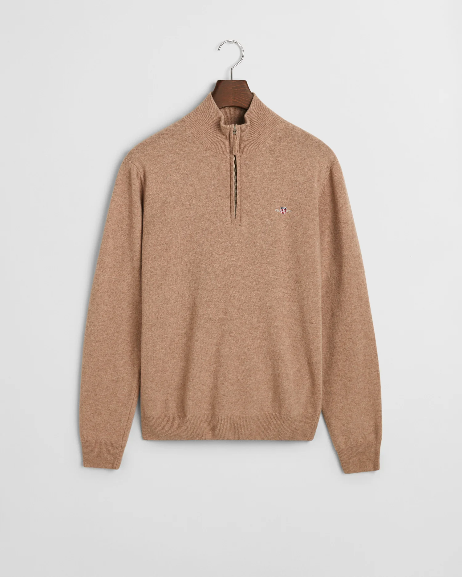 Superfine Lambswool Half-Zip Sweater - Image 9