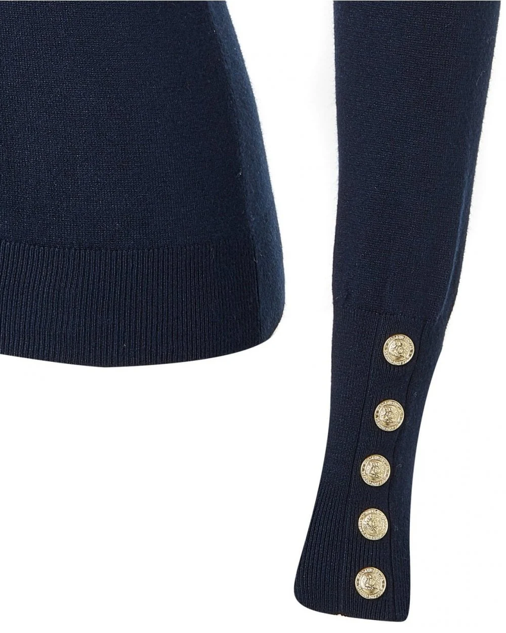 Buttoned Knit Crew Neck - Image 17