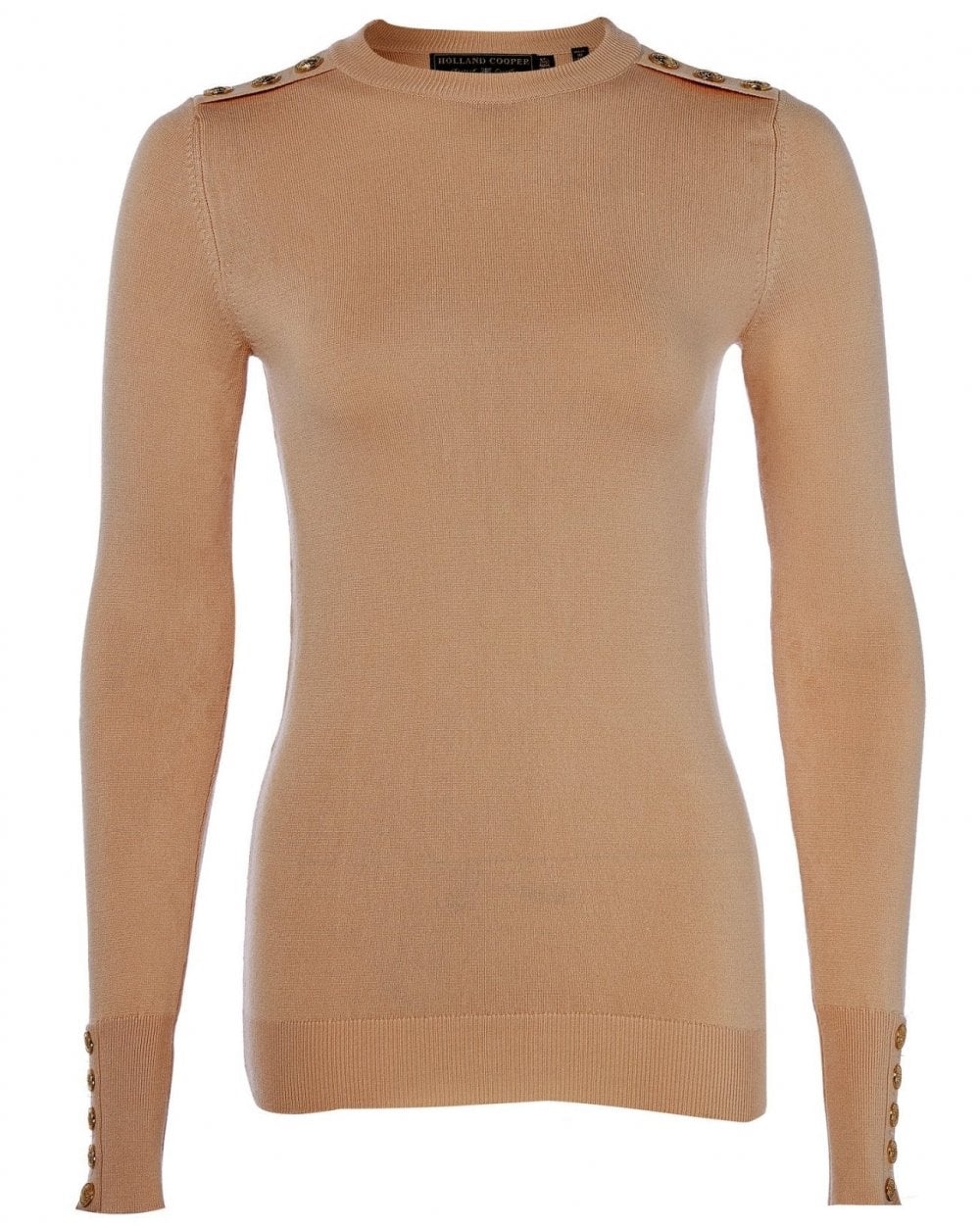 Buttoned Knit Crew Neck - Image 24