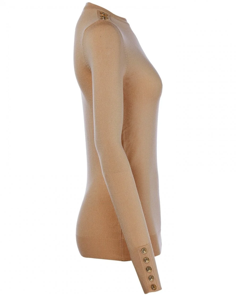 Buttoned Knit Crew Neck - Image 28