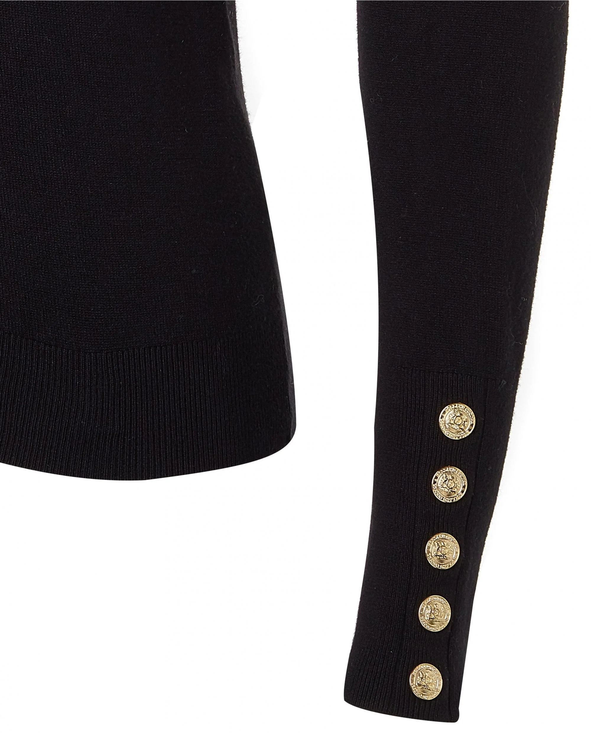 Buttoned Knit Crew Neck - Image 31