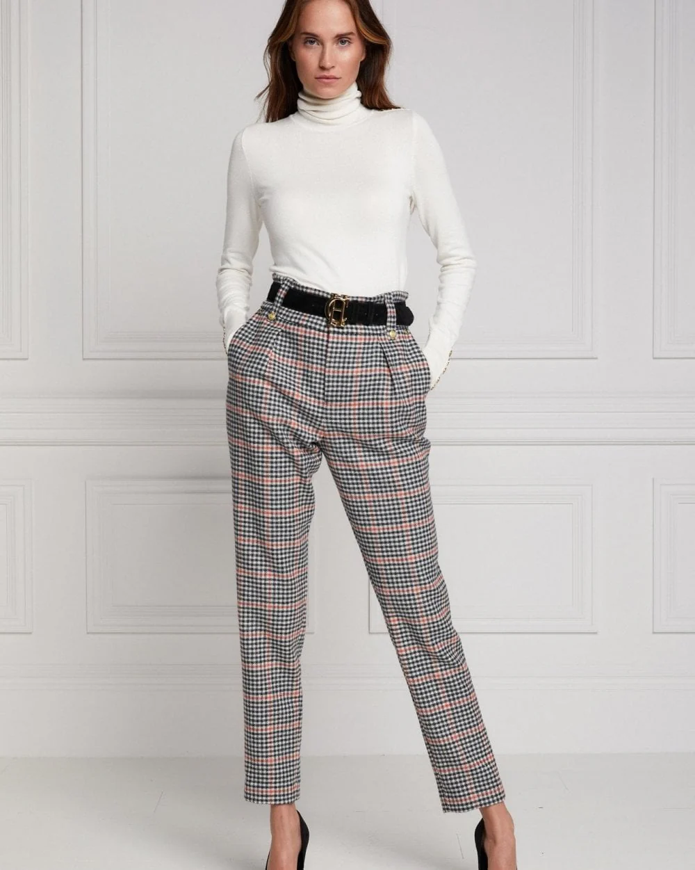 Buttoned Knit Roll Neck - Image 26