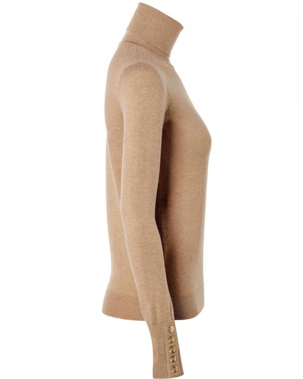 Buttoned Knit Roll Neck - Image 28