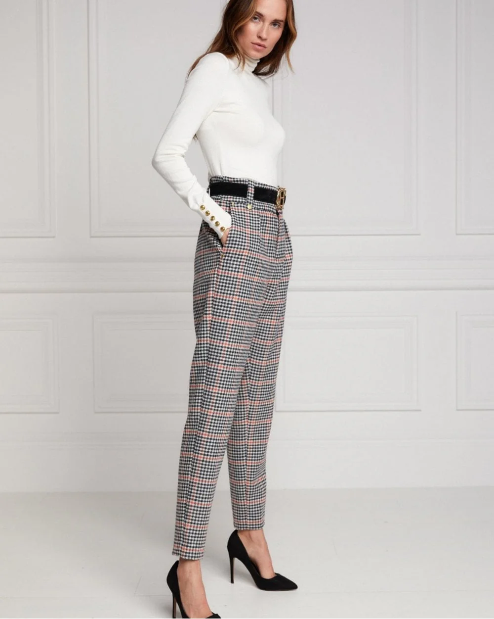 Buttoned Knit Roll Neck - Image 33