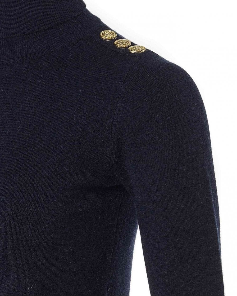 Buttoned Knit Roll Neck - Image 34