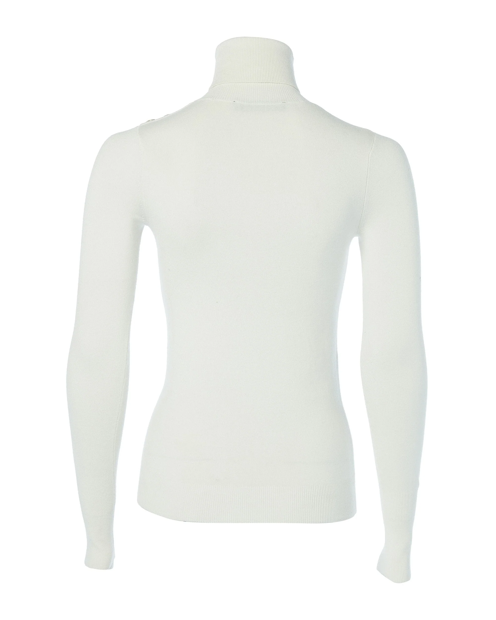 Buttoned Knit Roll Neck - Image 43