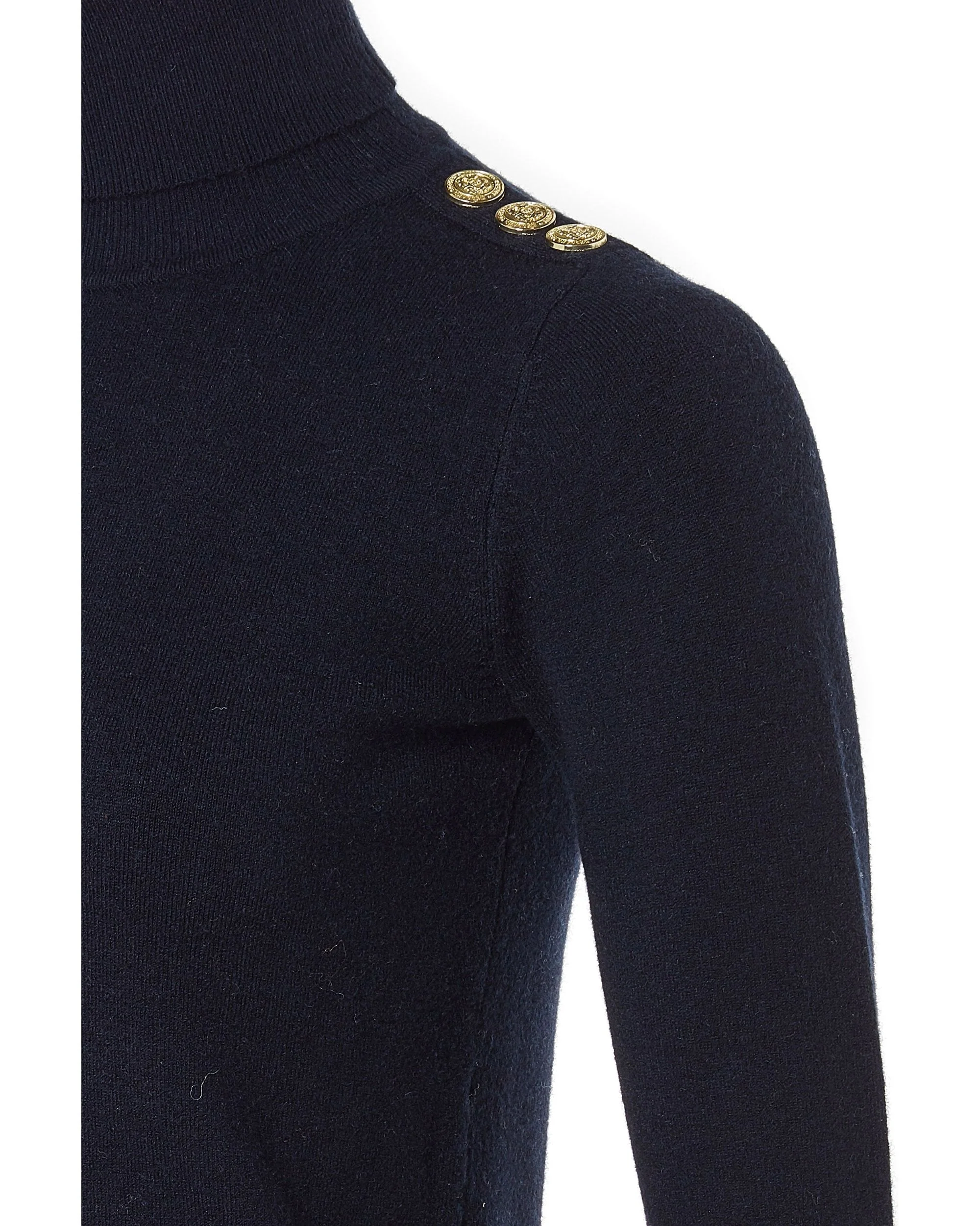 Buttoned Knit Roll Neck - Image 46