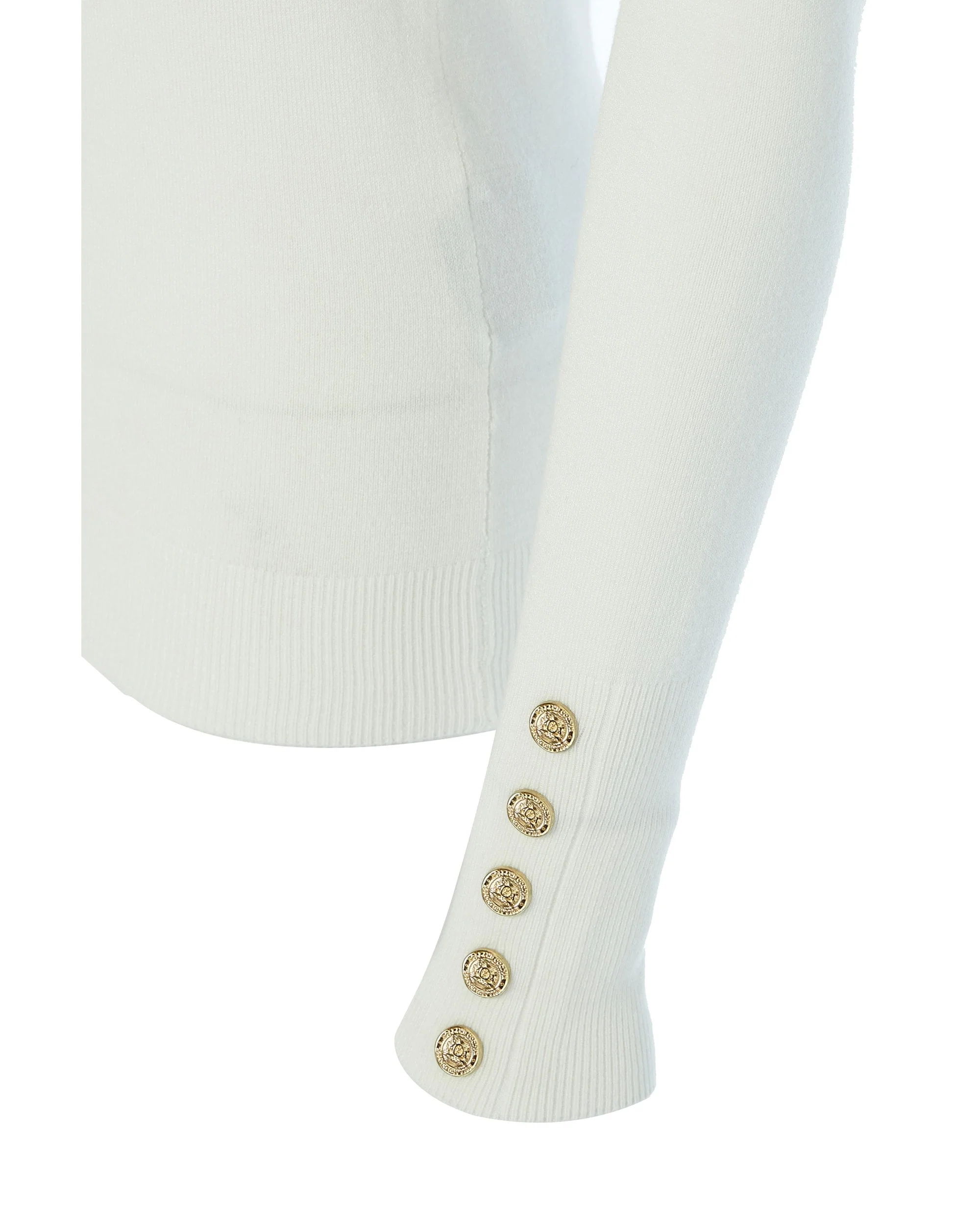 Buttoned Knit Roll Neck - Image 47