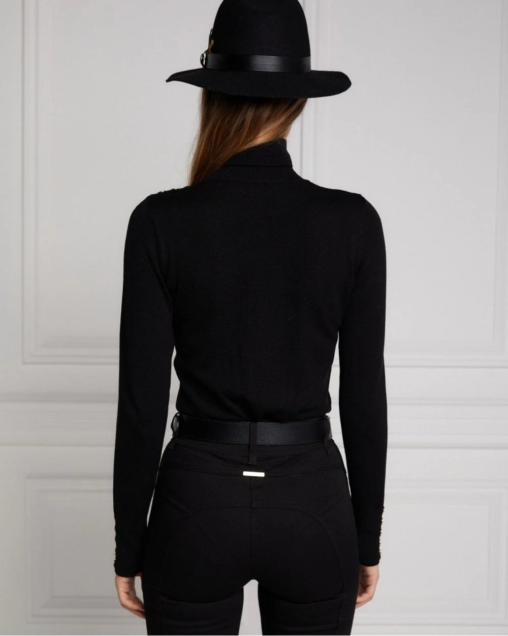 Buttoned Knit Roll Neck - Image 5