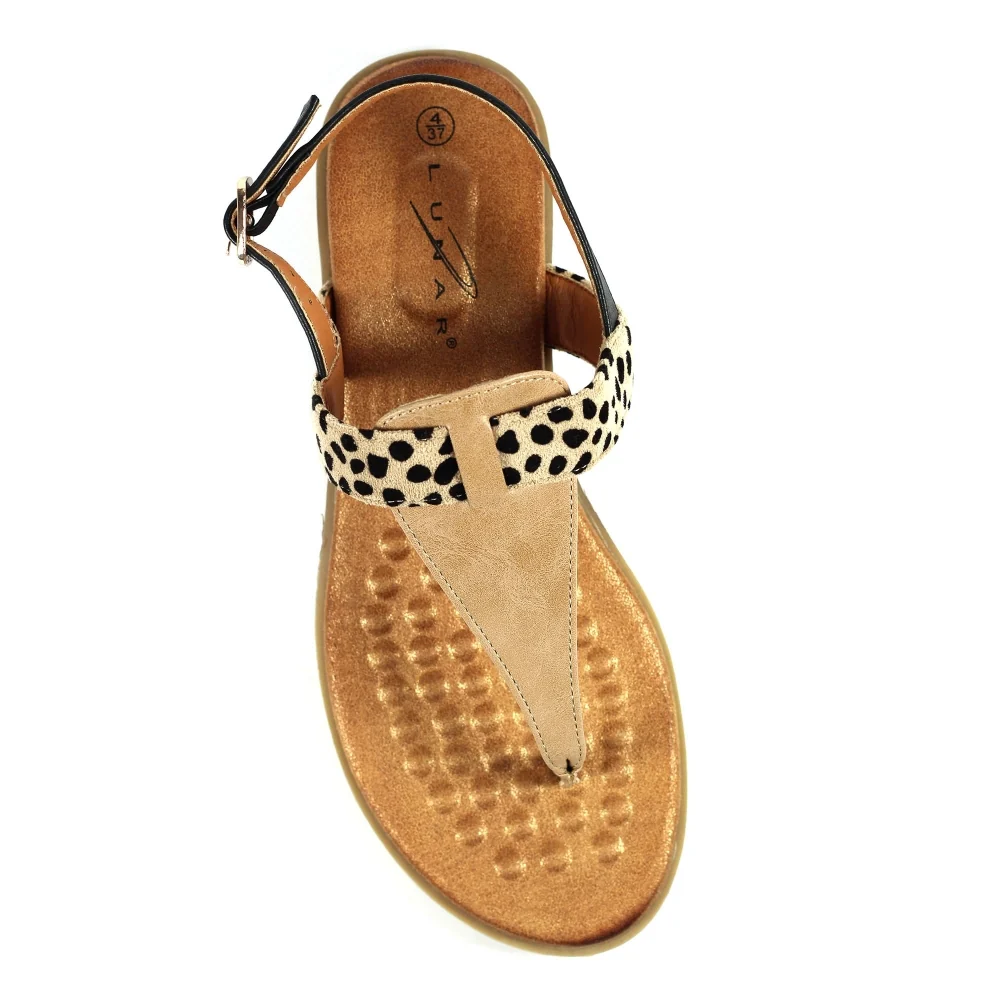 Lunar Gina Beige Sandal - Image 8