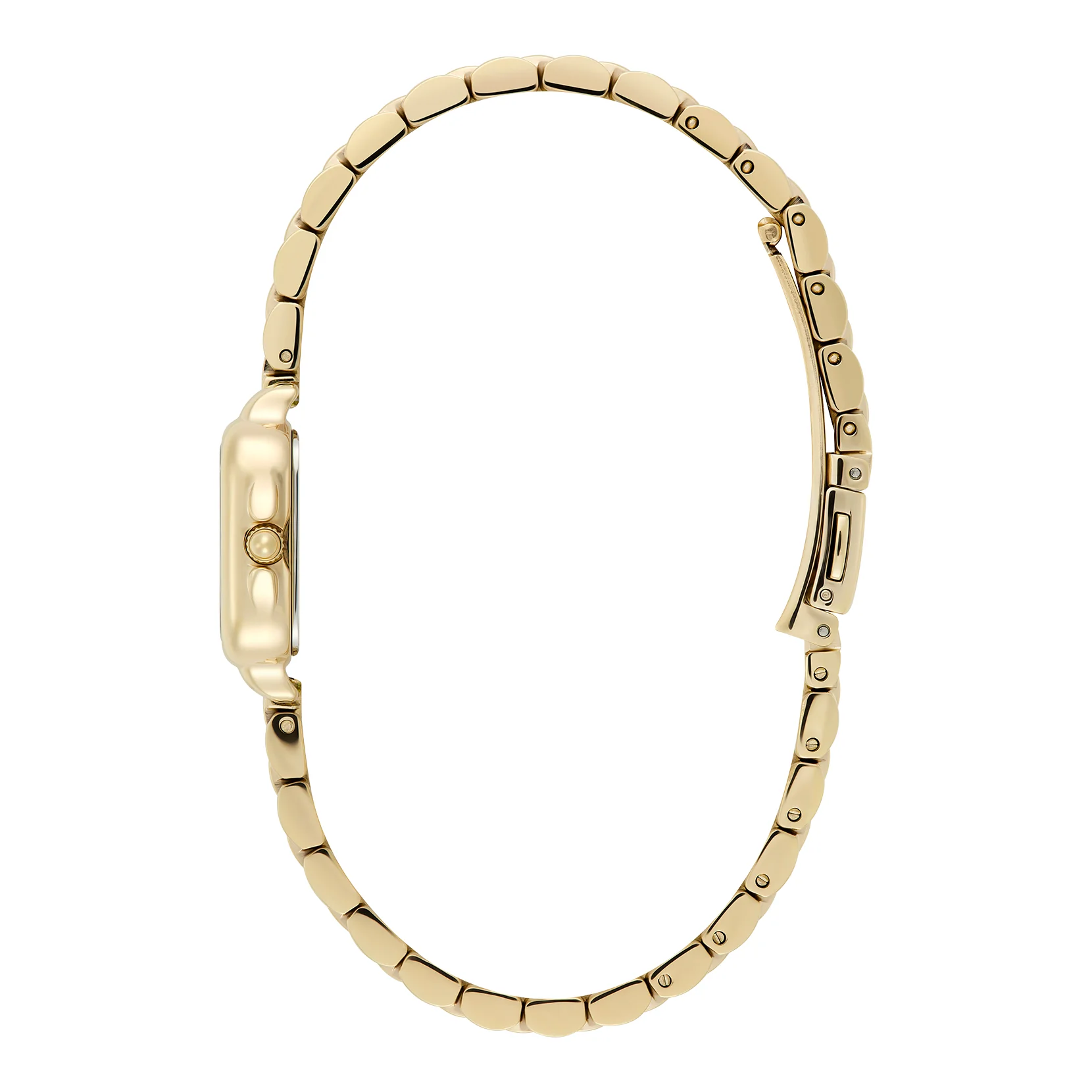 Classic 20mm Mini Grosvenor Ivory & Gold Bracelet Watch - Image 6