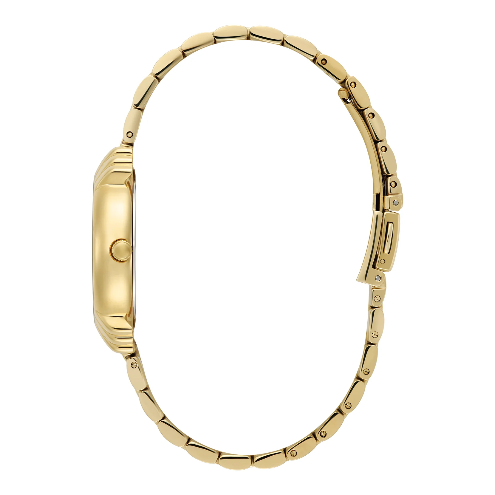 Classic 30mm Art Deco Emerald & Gold Bracelet Watch - Image 6