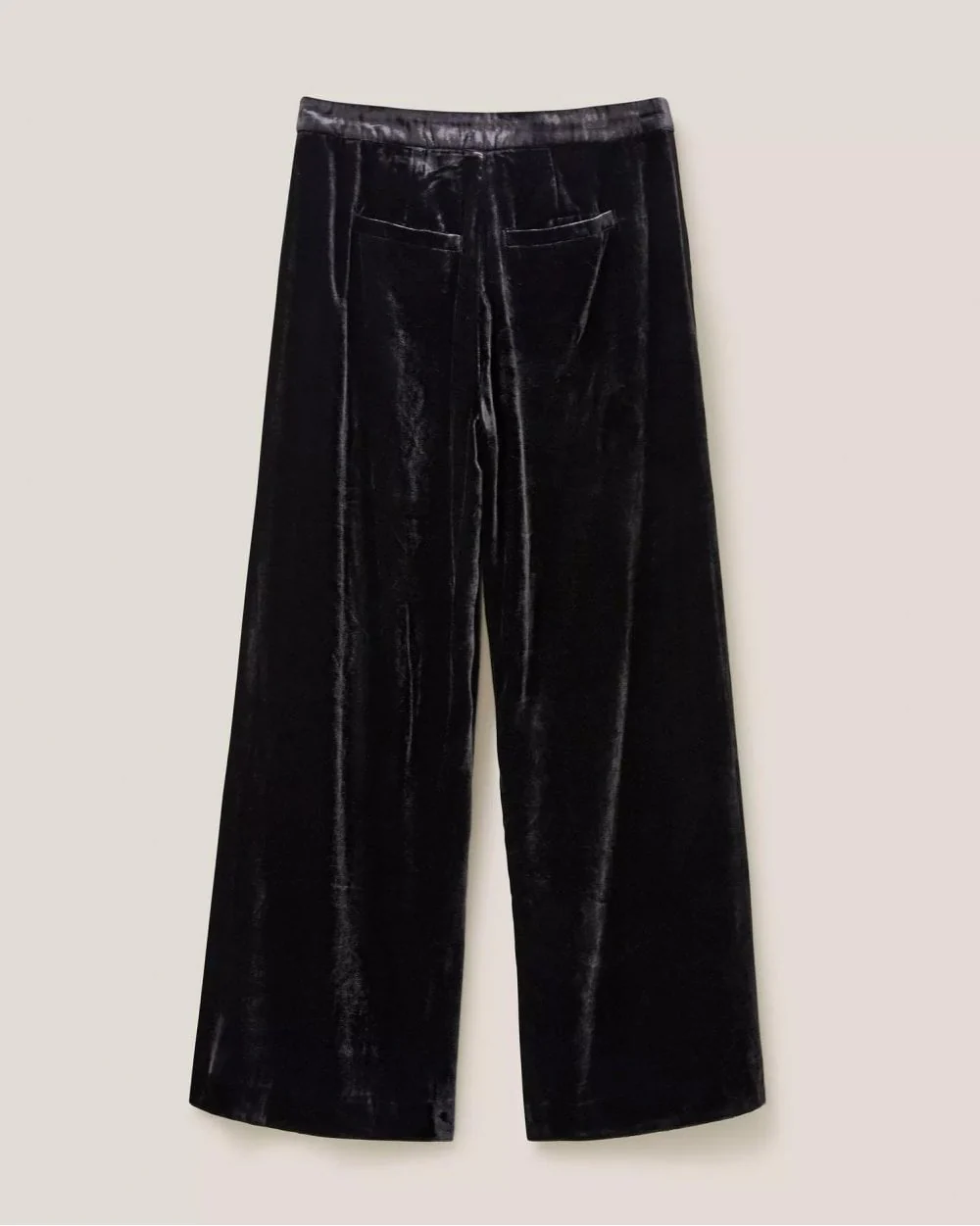 Jenny Velvet Wide Leg Trouser - Image 3