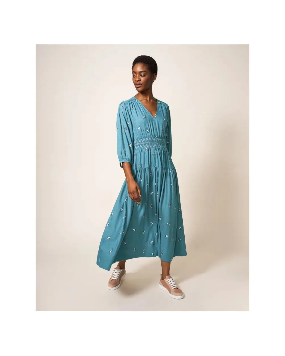 Maude Embroidered Dress - Image 8