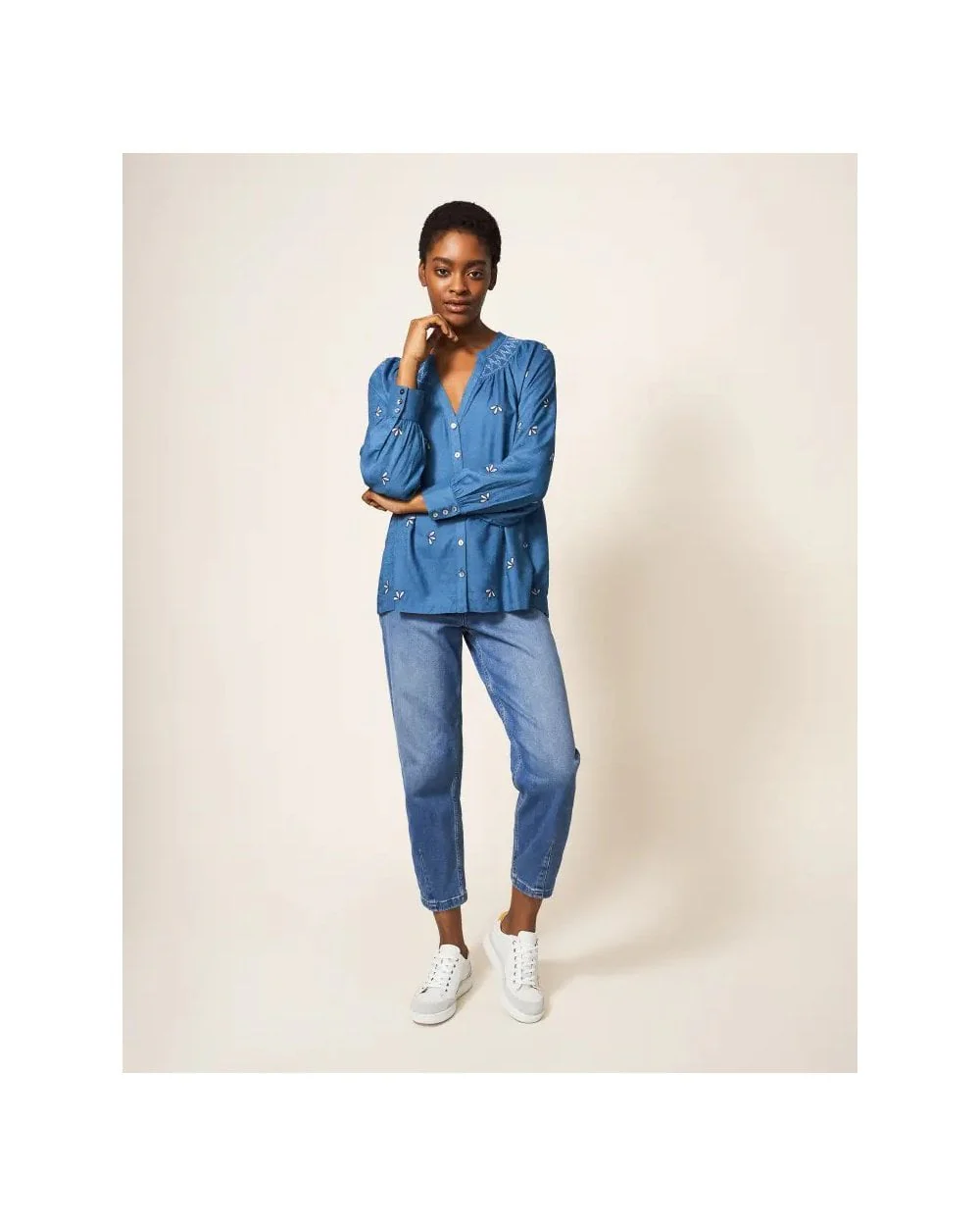 Maude Embroidered Shirt - Image 3