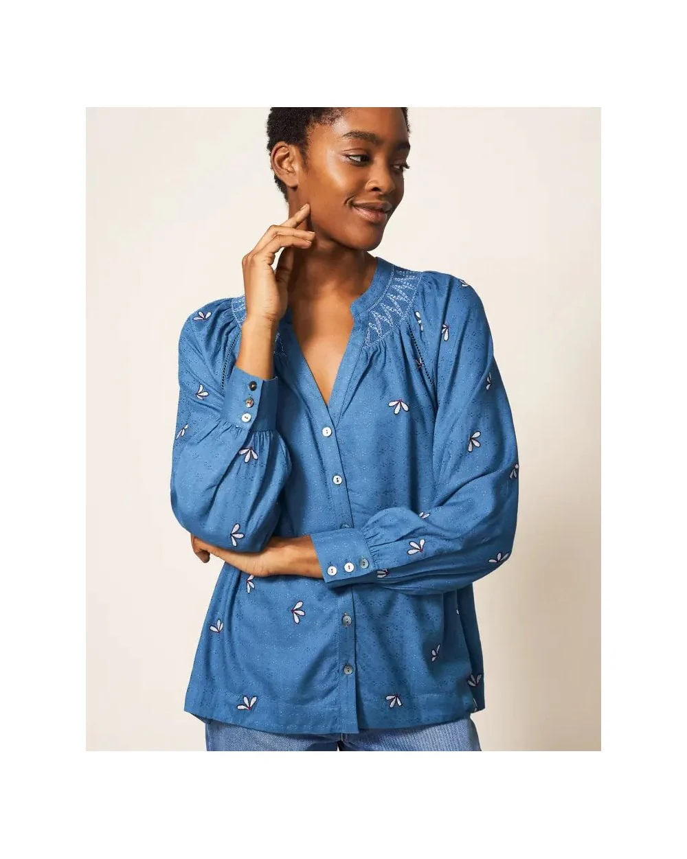 Maude Embroidered Shirt - Image 5