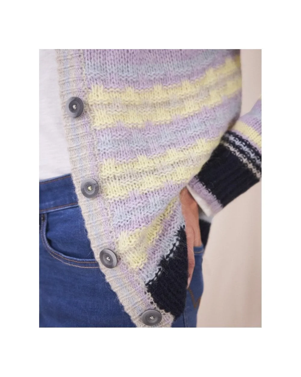 Orchid Cable Cardi - Image 6